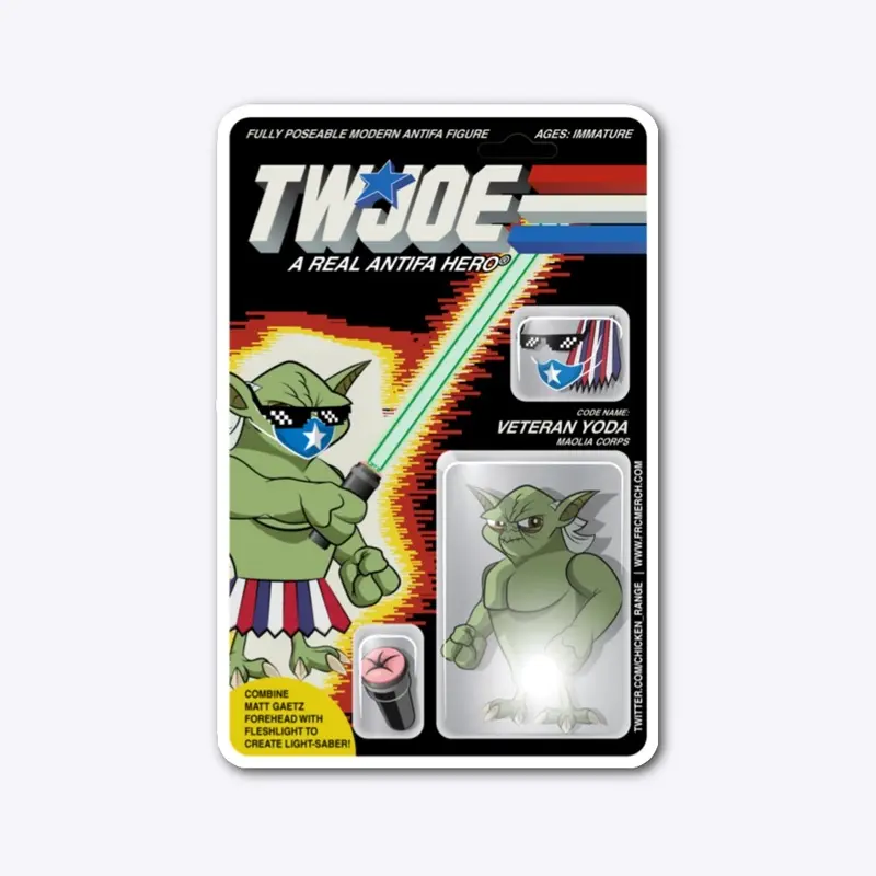 TW JOE VETERANYODA Sticker