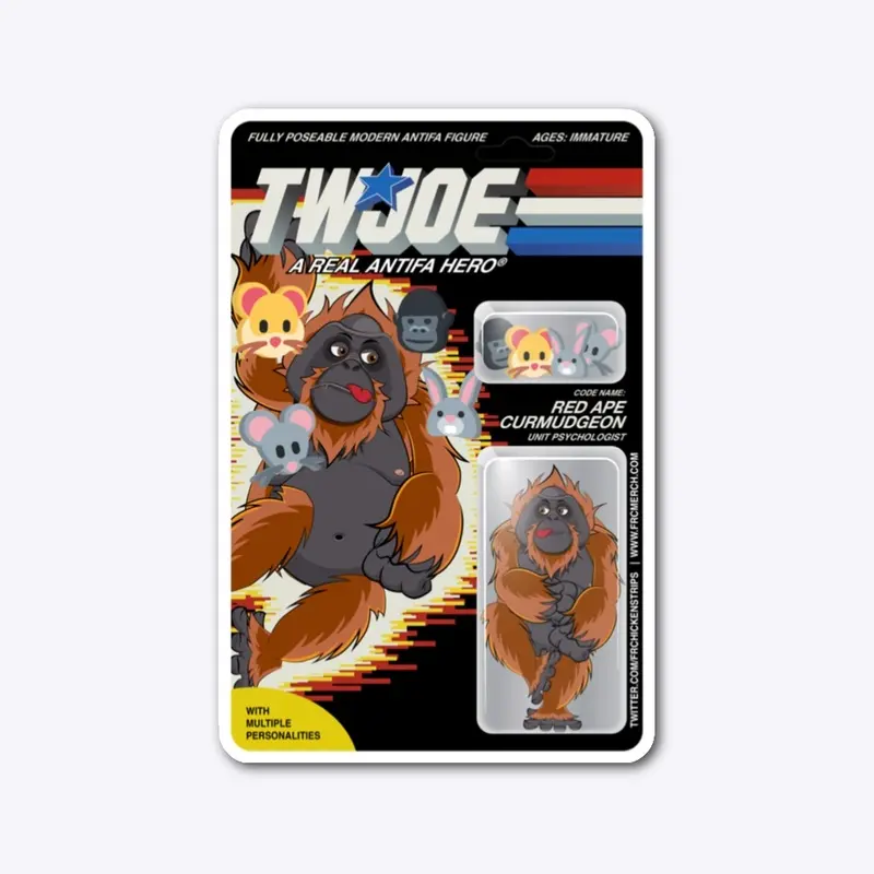 TW JOE Red Ape Sticker